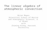 The linear algebra of  atmospheric convection