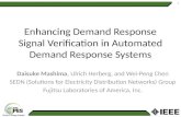 Enhancing Demand Response Signal Verification in Automated Demand Response Systems