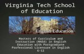 Virginia Tech School  of Education