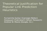 Theoretical Justification for Popular Link Prediction Heuristics