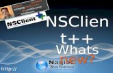 NSClient++ Whats  new?