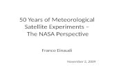 50 Years of Meteorological Satellite Experiments –  The NASA Perspective
