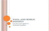 NASA...and World Poverty