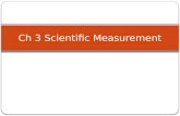 Ch 3 Scientific Measurement