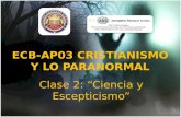 ECB-AP03 CRISTIANISMO Y LO PARANORMAL