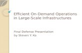 Efficient On-Demand Operations in Large-Scale Infrastructures