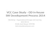 VCC  C ase  S tudy  - OD In-house SW  Development  Process 2014