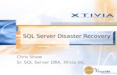 SQL Server Disaster Recovery
