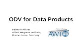 ODV  for  Data Products