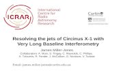 Resolving the jets of  Circinus  X-1 with Very Long Baseline  Interferometry