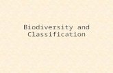 Biodiversity and Classification