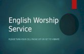 English Worship Service