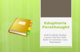 Eduphoria  Forethought