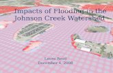 Impacts of Flooding in the Johnson Creek  W atershed