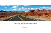 Driving Record Information