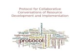 Protocol for Collaborative Conversations of Resource Development and Implementation