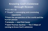 Knowing God’s Existence through Reason
