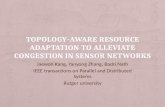 Topology-Aware Resource Adaptation to Alleviate Congestion in Sensor Networks