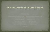 Personel  brand and corporate brand