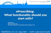ePrescribing:  What functionality should you start with?
