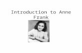 Introduction to Anne Frank