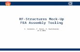 RF-Structures Mock-Up FEA Assembly Tooling V.  Soldatov , F. Rossi, R.  Raatikainen 27.6.2011
