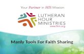 Manly Tools For Faith Sharing