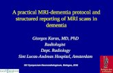 A practical MRI-dementia protocol and structured reporting of MRI scans in dementia