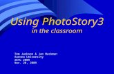 Using PhotoStory3 in the classroom