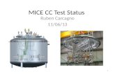 MICE CC Test Status