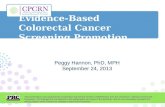 Evidence-Based Colorectal Cancer Screening Promotion
