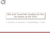 IBS and Touschek studies for the ion beam at the SPS