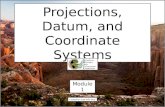 Projections, Datum, and Coordinate Systems