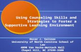 Using Counseling Skills and Strategies to Foster a Supportive Learning Environment