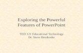 Exploring  the Powerful Features of PowerPoint