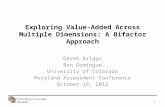 Exploring Value-Added Across Multiple Dimensions: A Bifactor Approach