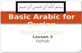 Basic Arabic for Qur’an Recitation