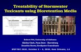 Treatability of Stormwater Toxicants using Bioretention Media