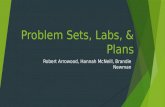 Problem Sets, Labs, & Plans