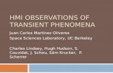 HMI Observations of Transient Phenomena