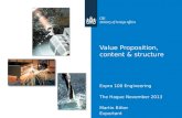 Value  Proposition , content &  structure