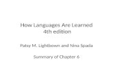 How Languages Are Learned  4th edition