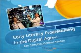 Early Literacy Programming in the Digital Age