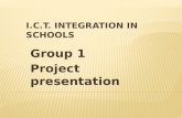 I.C.T. INTEGRATION IN SCHOOLS