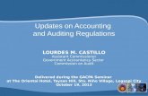Updates on Accounting  and Auditing Regulations