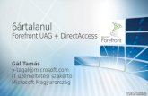 6ártalanul Forefront UAG + DirectAccess