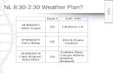 NL 8:30-2:30 Weather Plan?
