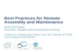 Best Practices for Remote Assembly and Maintenance