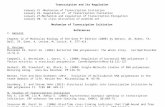Transcription  and Its Regulation January  21  –Mechanism of Transcription Initiation
