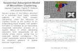 Sequential Adsorption Model of Microfiber Clustering Jayson Paulose, David R. Nelson,